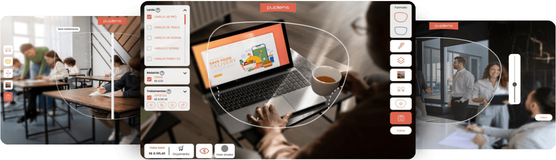 Telas Demonstrativo Pupilens